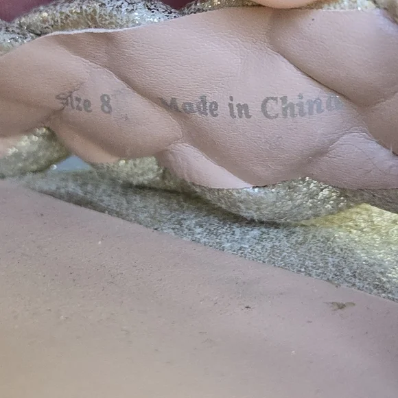 Dolce Vita Braided Mule Metallic Gold - Picture 5 of 5